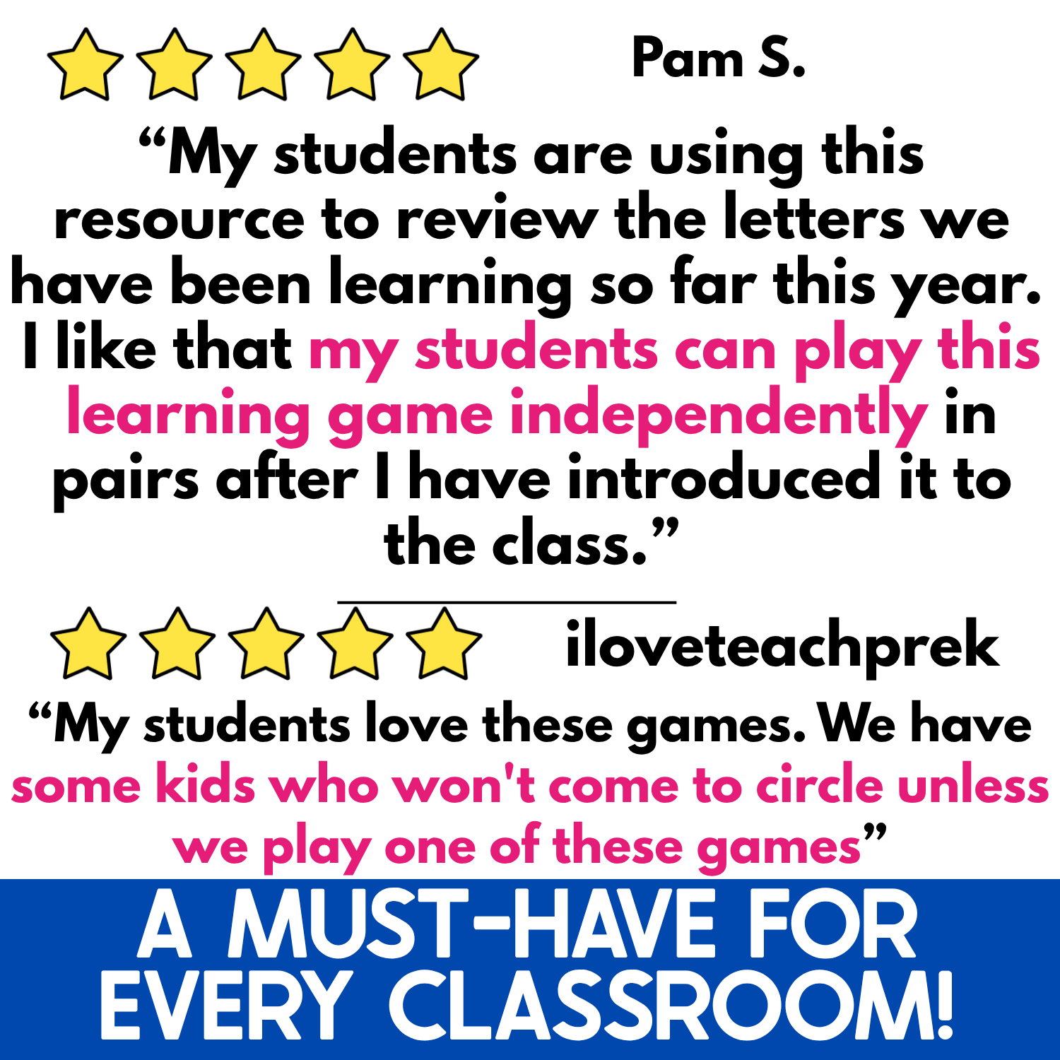 Five-star teacher reviews for the firefighter alphabet hide and seek game highlight independent partner play, letter review, and enthusiastic participation during circle time. Classroom feedback describes the preschool and kindergarten literacy game as a favorite activity for practicing letters throughout the school year.