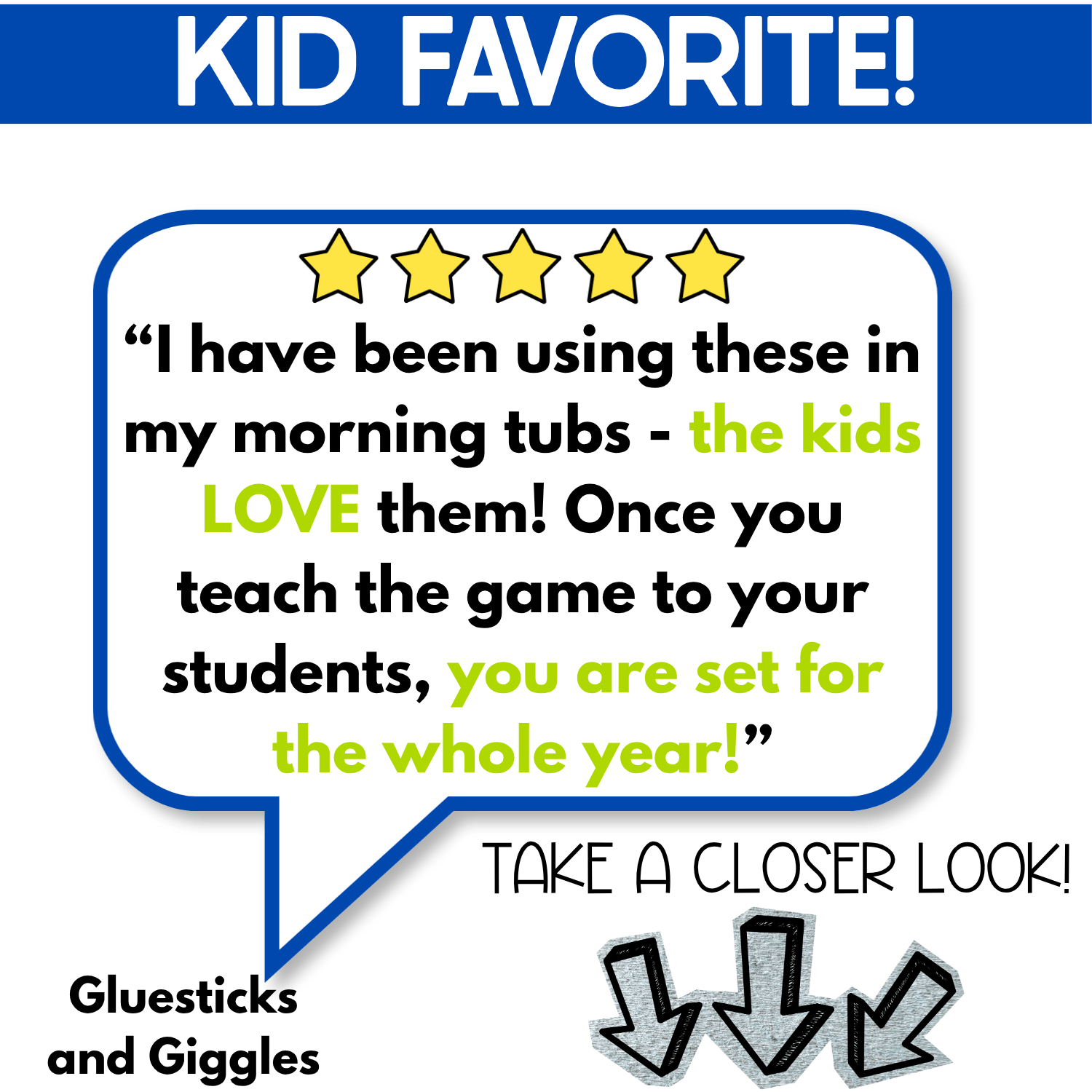 Five-star teacher review of the Real Life Transportation I Spy Board Game describing the activity as a kid favorite for morning tubs and repeated classroom play throughout the year. Transportation picture matching and easy-to-learn I Spy gameplay make the resource useful for independent and small-group practice.